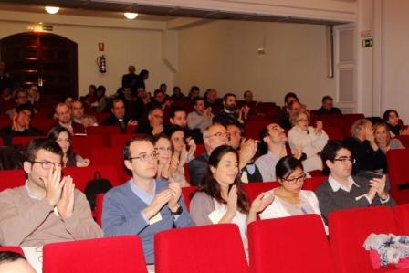 Foto del público en el XI Encuentro FCSM, en marzo de 2016, que trató sobre el Libro "La Confesión" de Adrienne von Speyr