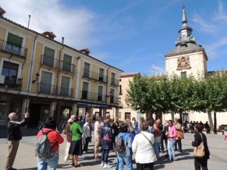 Foto de la Visita Cultural a Burgo de Osma que realizó la Fundación Maior en octubre 2015