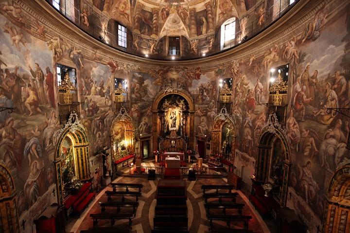 Foto del Interior de la Iglesia San Antonio de los Alemanes, en Madrid