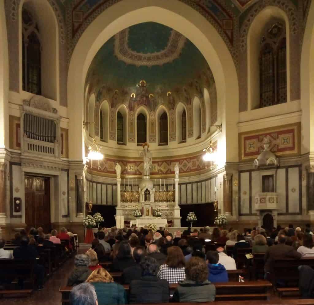 Foto del concierto de órgano en San Manuel y San Benito de la Fundación Maior